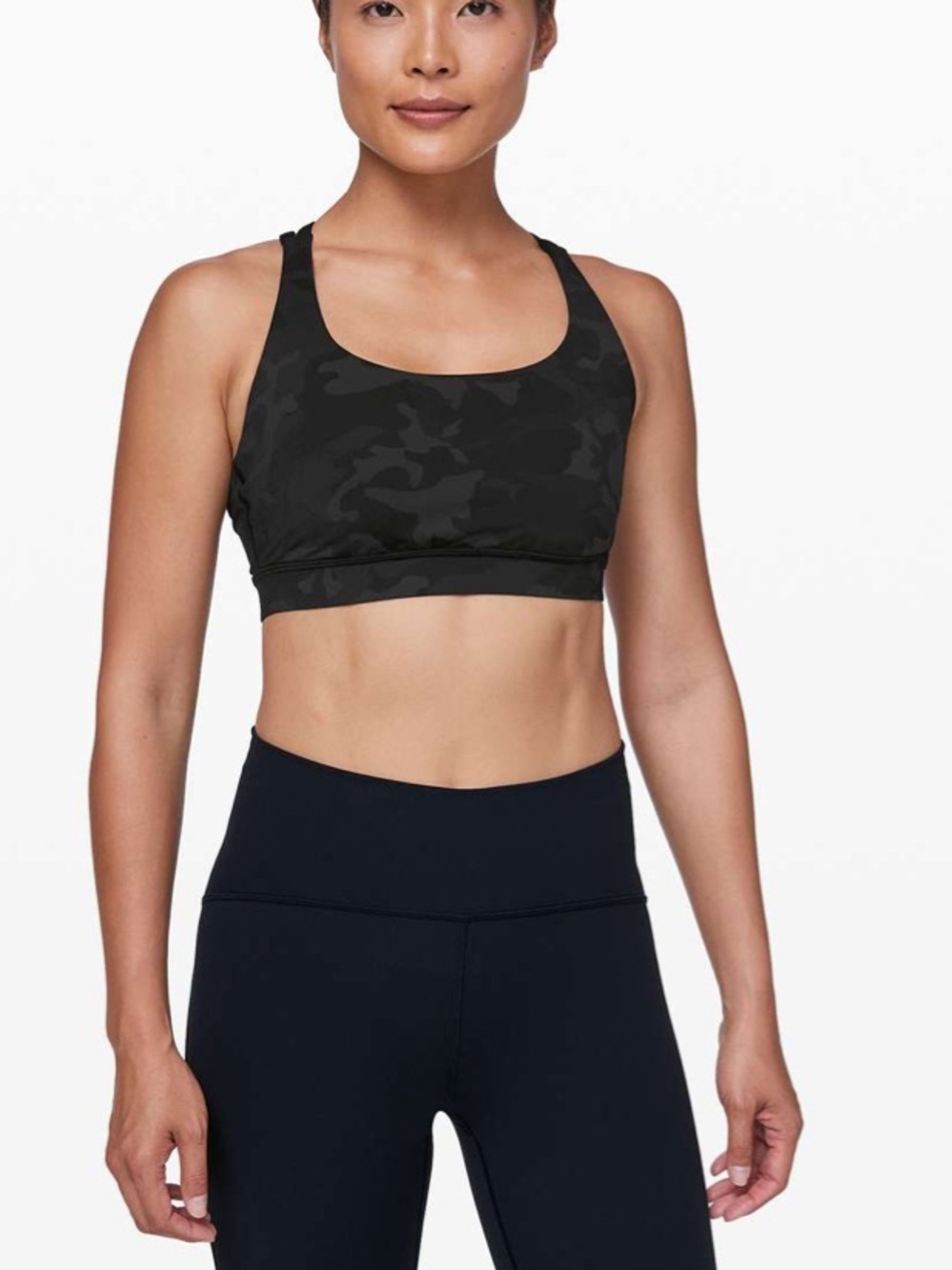Lululemon Camo Strappy Energy Bra